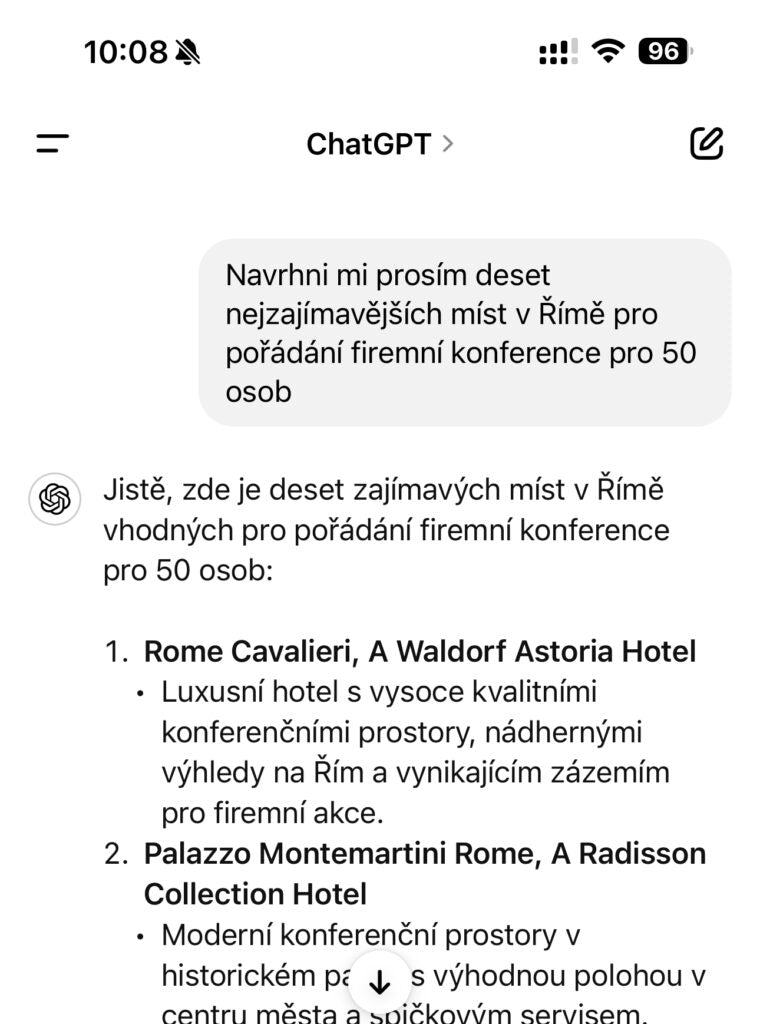 Umělá inteligence v Apple světě - individuální