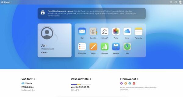 iCloud: Efektivní nastavení - individuální